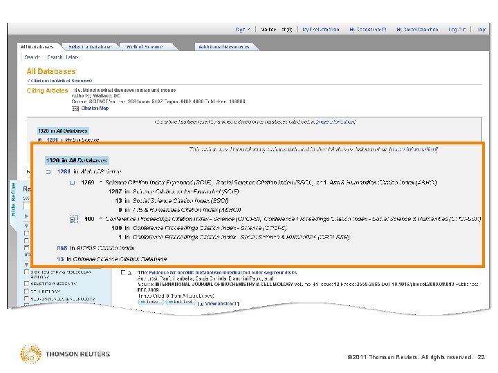 Citing Articles © 2011 Thomson Reuters. All rights reserved. 22 ed. 