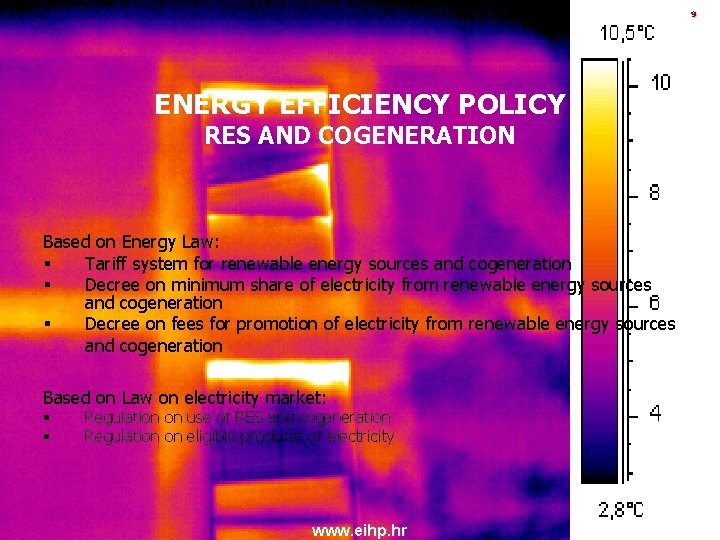 9 ENERGY EFFICIENCY POLICY RES AND COGENERATION Based on Energy Law: § Tariff system