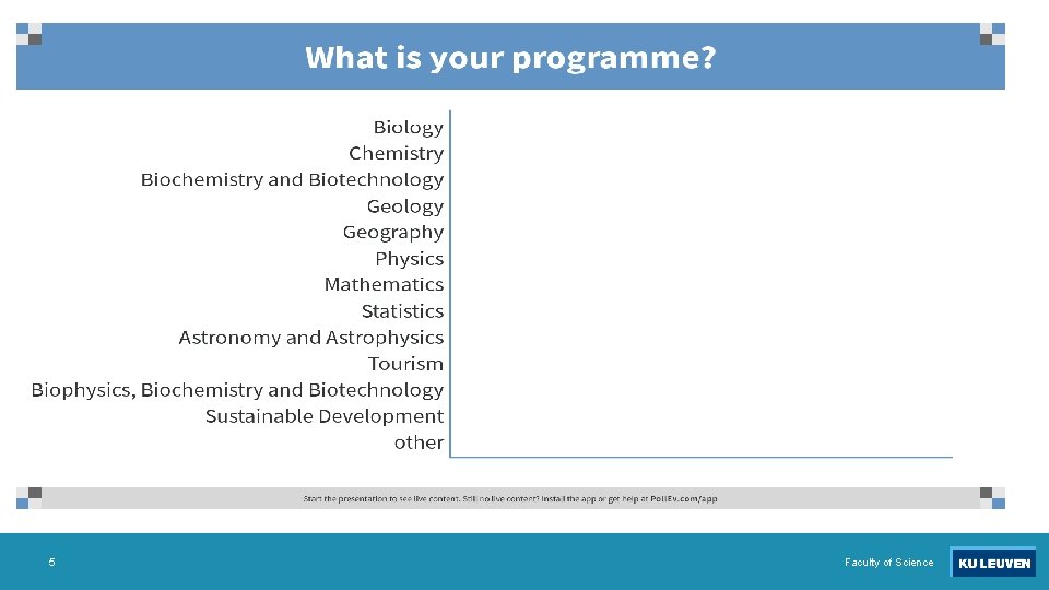 5 Faculty of Science 