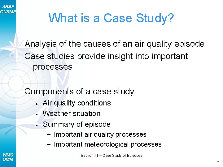 AREP GURME What is a Case Study? Analysis of the causes of an air