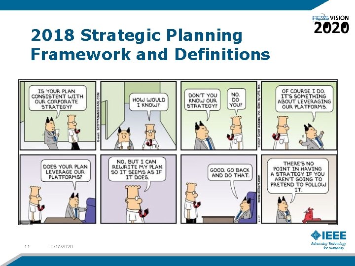 2018 Strategic Planning Framework and Definitions 11 9/17/2020 