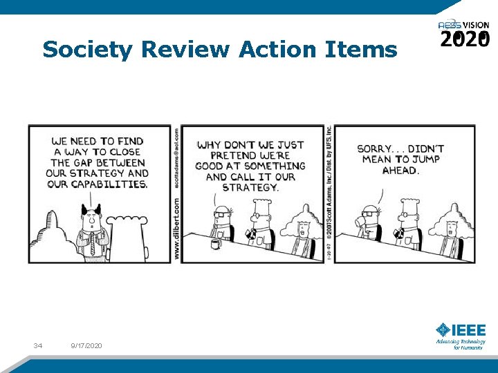 Society Review Action Items 34 9/17/2020 