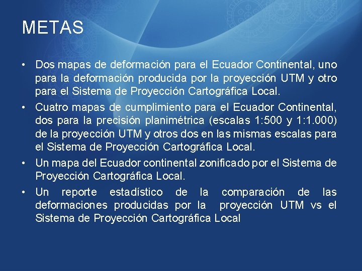 METAS • Dos mapas de deformación para el Ecuador Continental, uno para la deformación