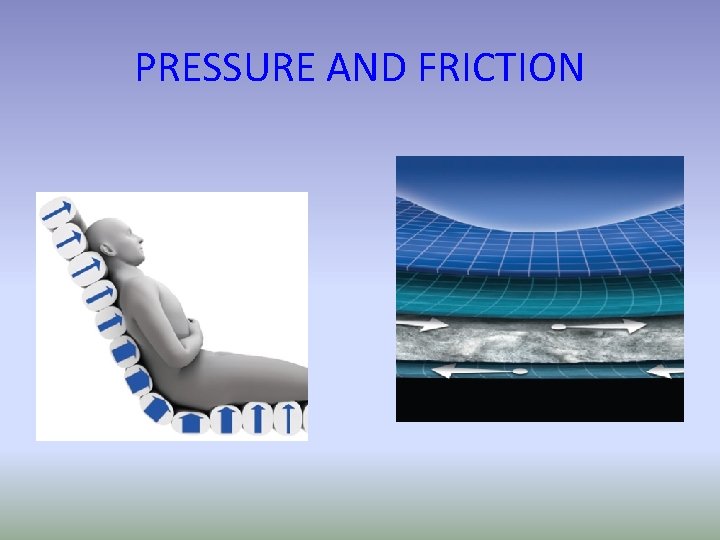 PRESSURE AND FRICTION 