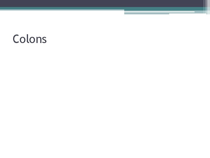 Colons 