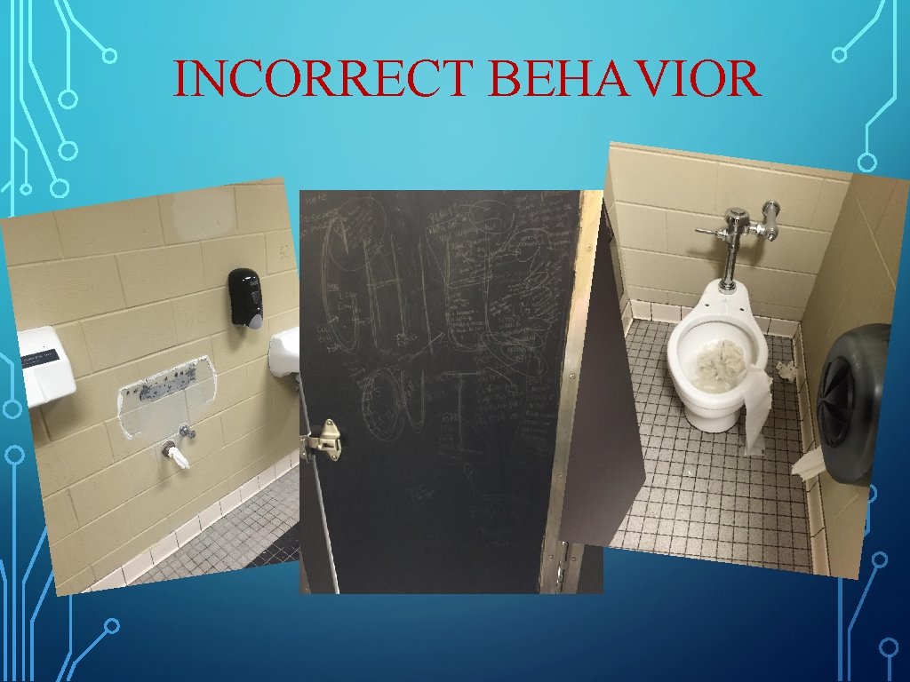 INCORRECT BEHAVIOR INCORRECT BEHAVIOR