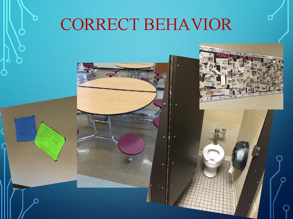 CORRECT BEHAVIOR CORRECT BEHAVIOR