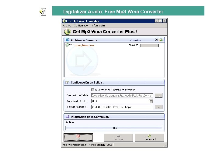 Archivos PDF Digitalizar Audio: Free Mp 3 Wma Converter 