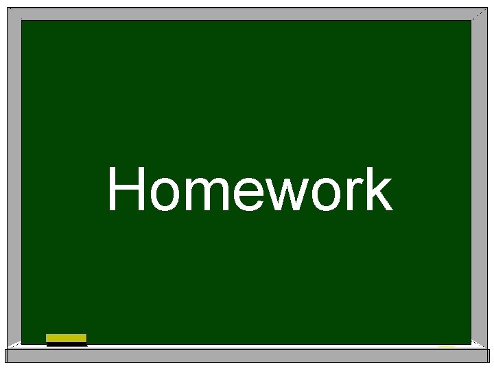 Homework 