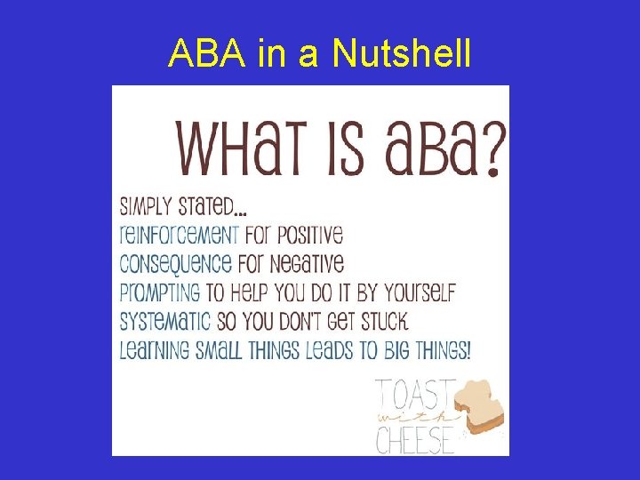 ABA in a Nutshell 