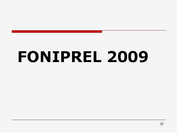 FONIPREL 2009 19 