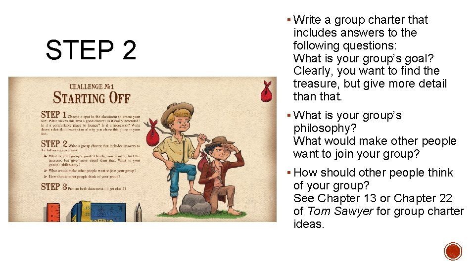 § Write a group charter that STEP 2 includes answers to the following questions: