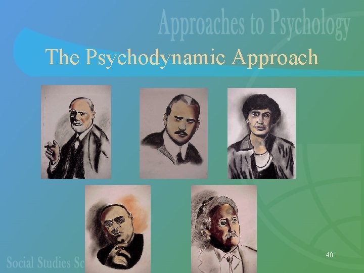 The Psychodynamic Approach 40 