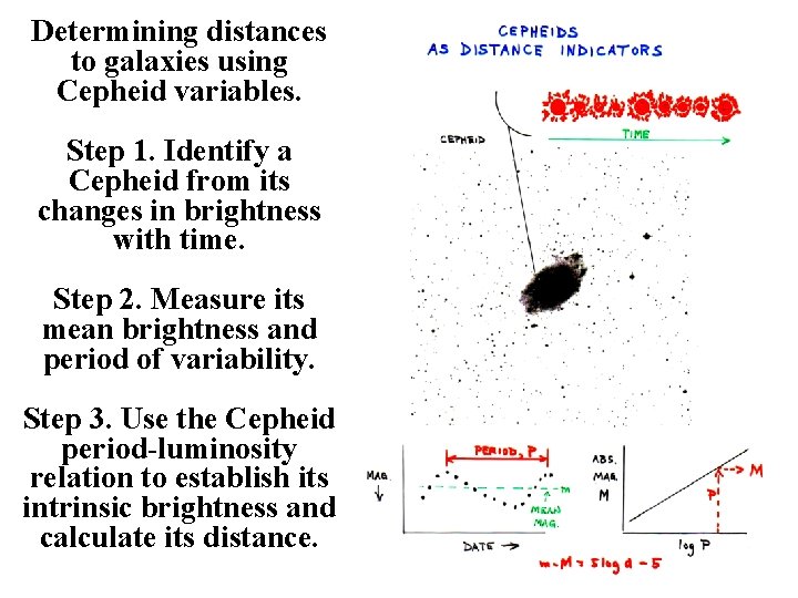 Determining distances to galaxies using Cepheid variables. Step 1. Identify a Cepheid from its