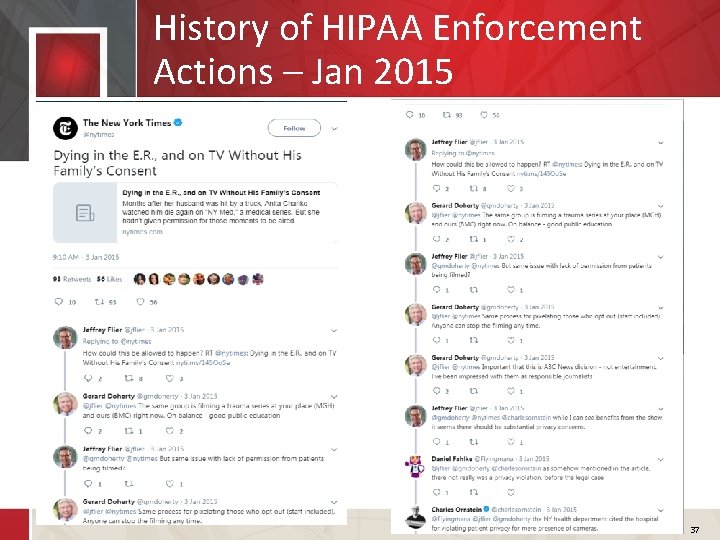 History of HIPAA Enforcement Actions – Jan 2015 INDICATED MUTATION; 12 FULL SERVICE INDICATED