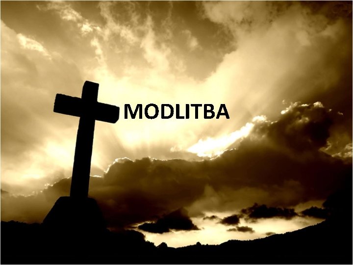 MODLITBA 