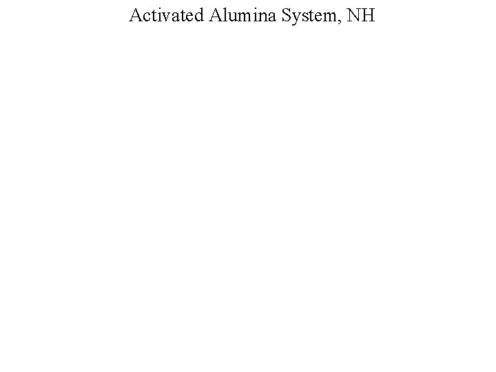 Activated Alumina System, NH 