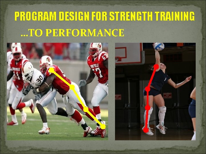 PROGRAM DESIGN FOR STRENGTH TRAINING …TO PERFORMANCE 