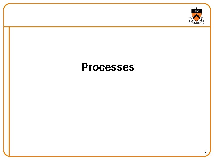 Processes 3 