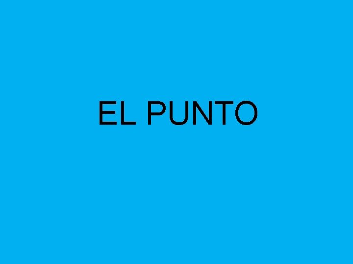 EL PUNTO 