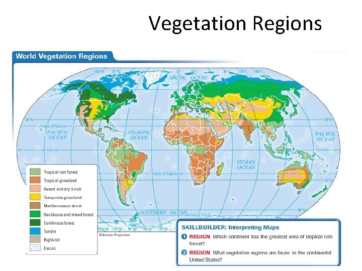 Vegetation Regions 