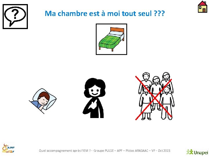 Ma chambre est à moi tout seul ? ? ? Quel accompagnement après l'IEM