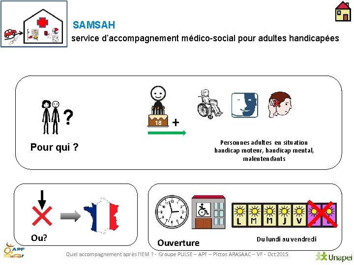 SAMSAH service d’accompagnement médico-social pour adultes handicapées Personnes adultes en situation handicap moteur, handicap