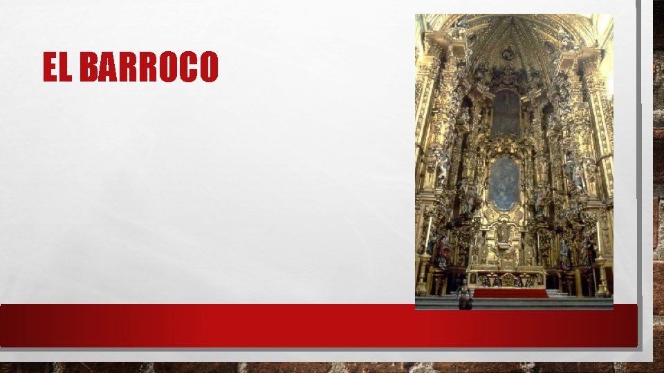 EL BARROCO EL BARROCO