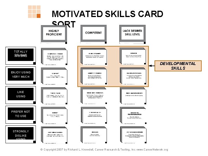 MOTIVATED SKILLS CARD SORT TOTALLY DELIGHT IN USING DEVELOPMENTAL SKILLS ENJOY USING VERY MUCH