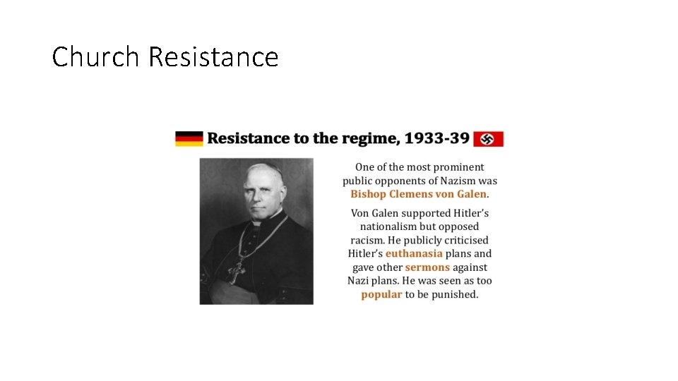 Church Resistance 