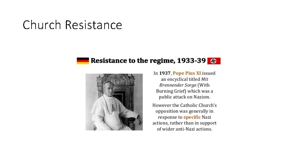 Church Resistance 