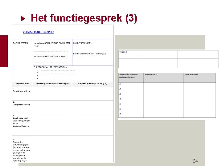 Het functiegesprek (3) 5 -11 -2020 24 Het functiegesprek (3) 5 -11 -2020 24