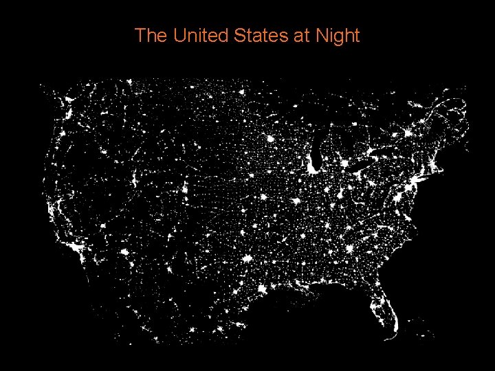 The United States at Night 