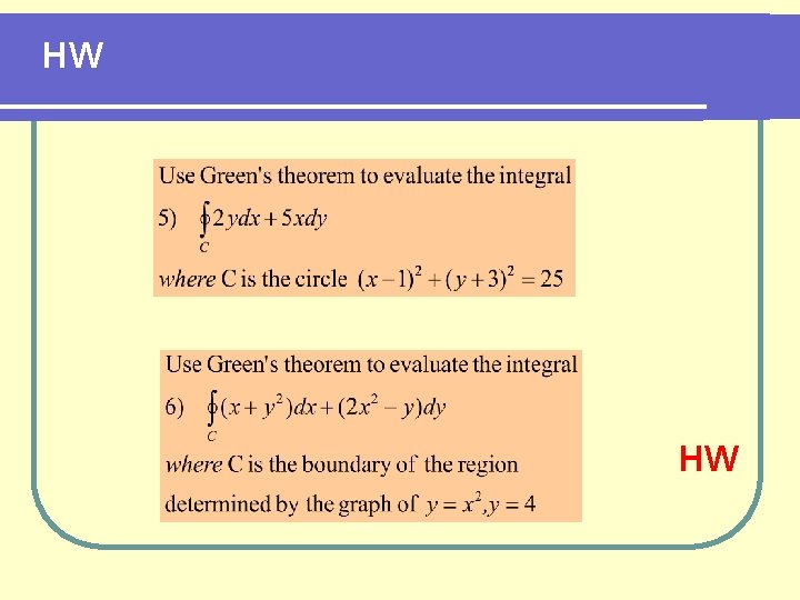 HW HW 