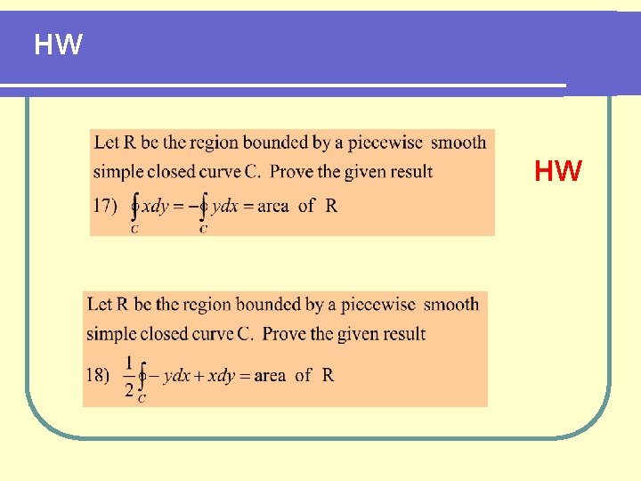 HW HW 