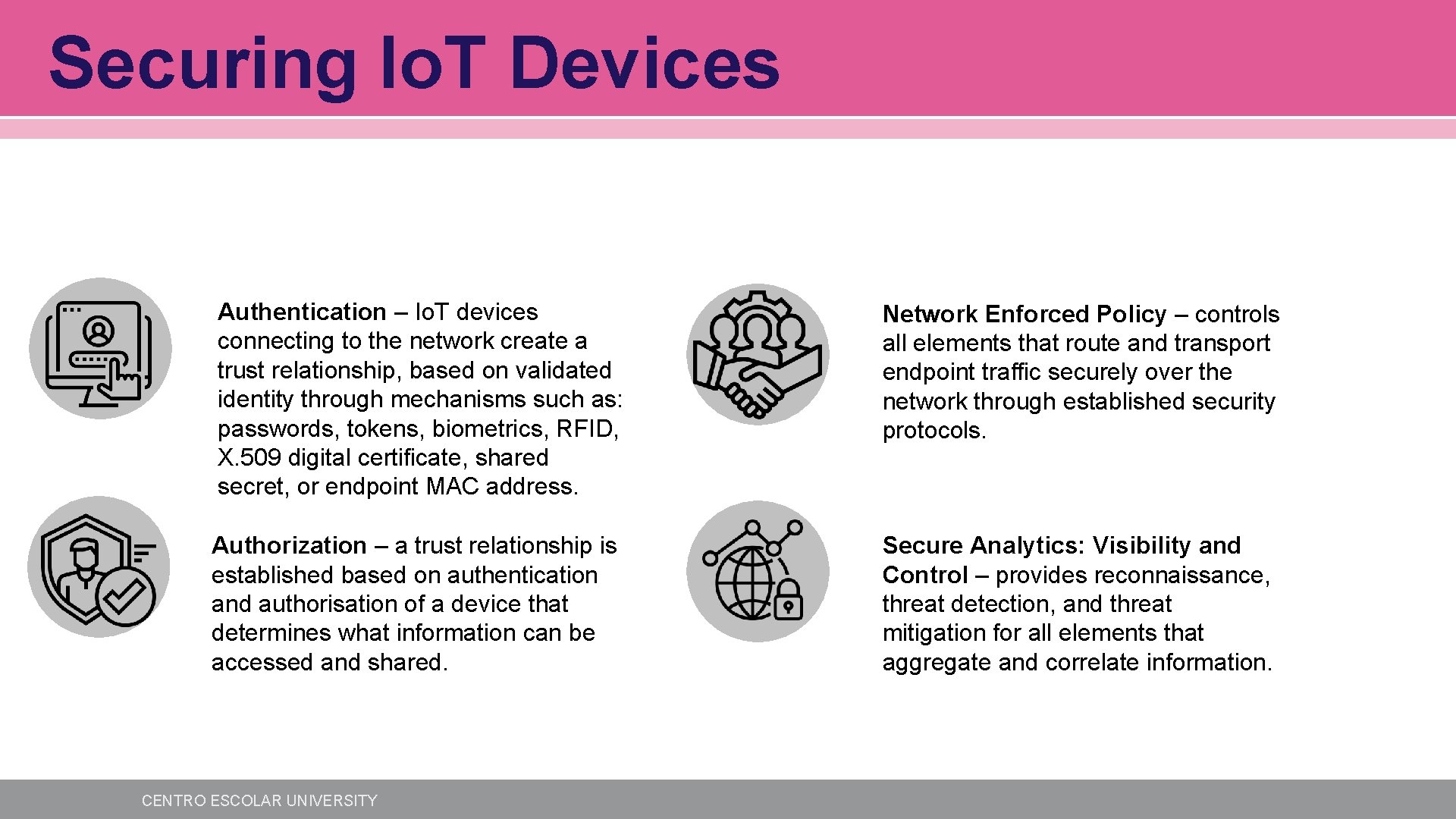 Securing Io. T Devices Authentication – Io. T devices connecting to the network create Securing Io. T Devices Authentication – Io. T devices connecting to the network create