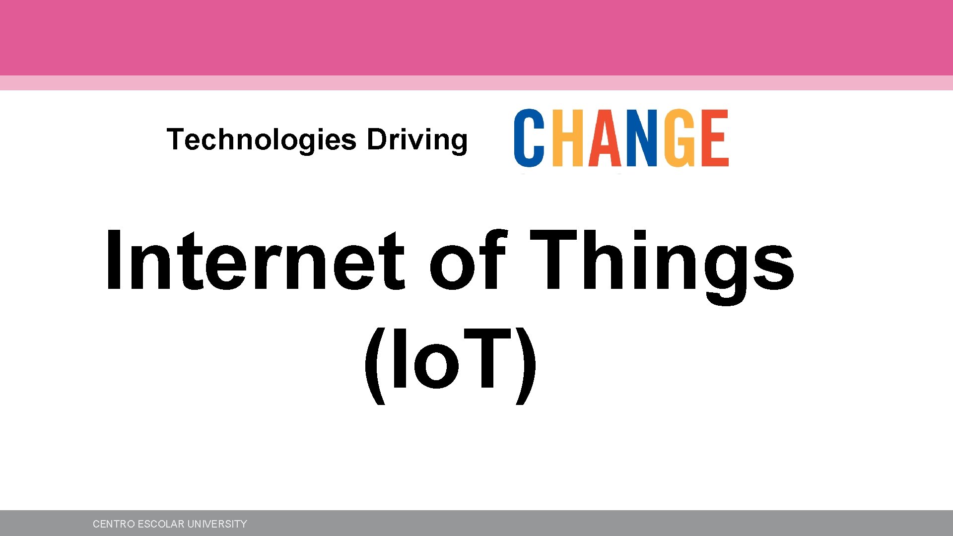 Technologies Driving Internet of Things (Io. T) Biotechnology Robotics Artificial Intelligence (AI) Data Analytics Technologies Driving Internet of Things (Io. T) Biotechnology Robotics Artificial Intelligence (AI) Data Analytics