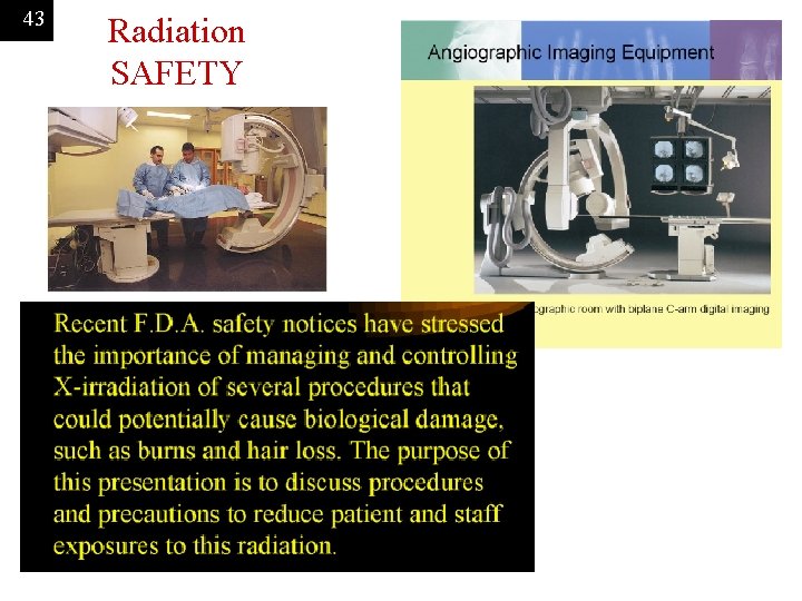 43 Radiation SAFETY 