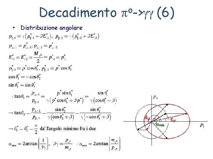 Decadimento po->gg (6) • Distribuzione angolare Fabrizio Bianchi 15 