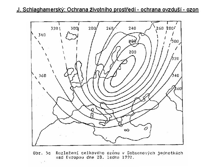 J. Schlaghamerský: Ochrana životního prostředí - ochrana ovzduší - ozon 