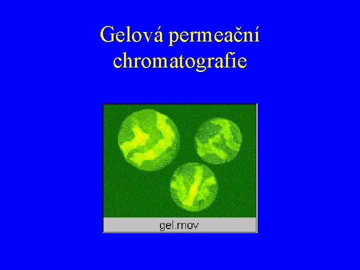 Gelová permeační chromatografie 