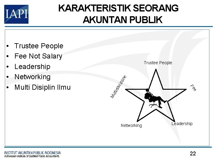 KARAKTERISTIK SEORANG AKUNTAN PUBLIK idi sc ip lin e Trustee People Mu lt Trustee
