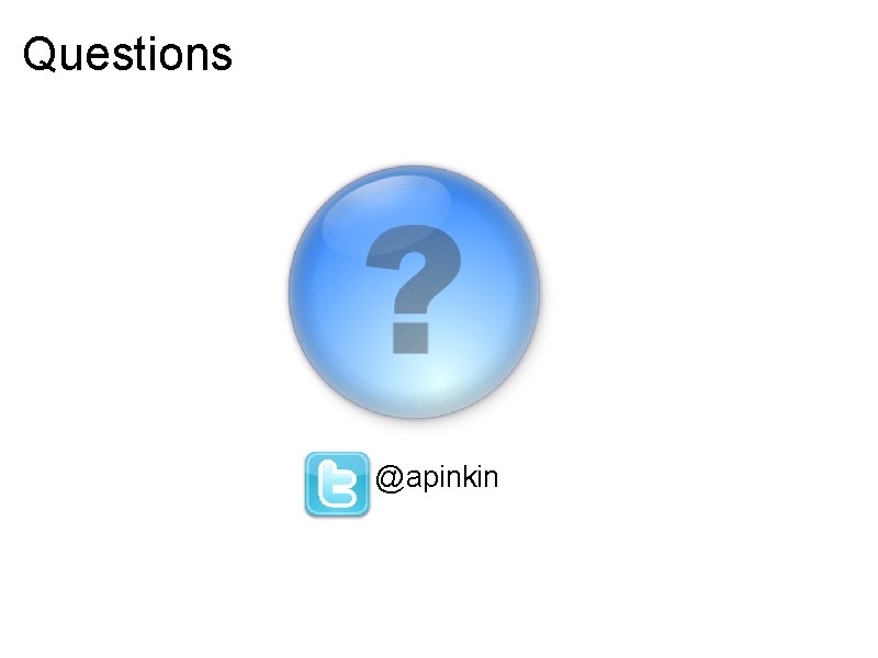 Questions @apinkin 
