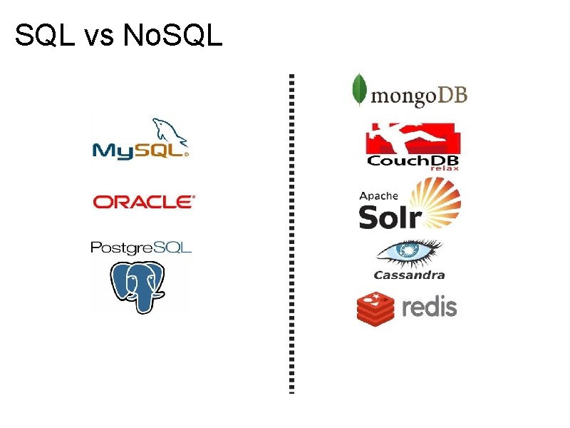 SQL vs No. SQL 