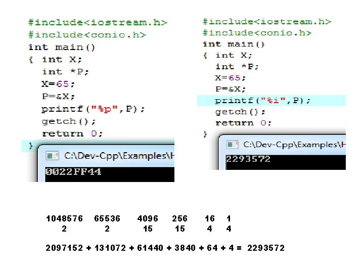 1048576 2 65536 2 4096 15 256 15 16 4 1 4 2097152 +
