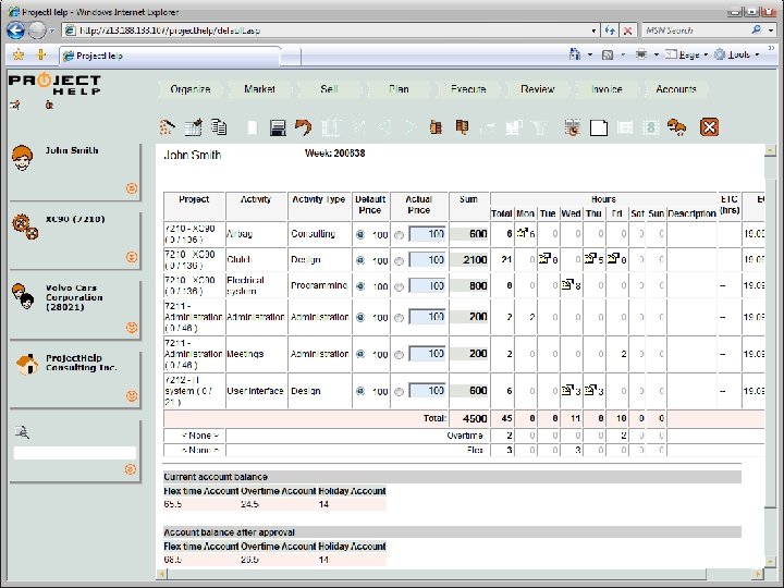 Professional Services Automation Professional Services Automation