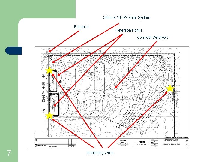 Office & 10 KW Solar System Entrance Retention Ponds Compost Windrows 7 Monitoring Wells