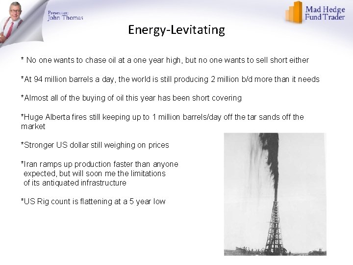 Energy-Levitating * No one wants to chase oil at a one year high, but