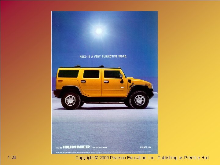 1 -20 Copyright © 2009 Pearson Education, Inc. Publishing as Prentice Hall 1 -20 Copyright © 2009 Pearson Education, Inc. Publishing as Prentice Hall
