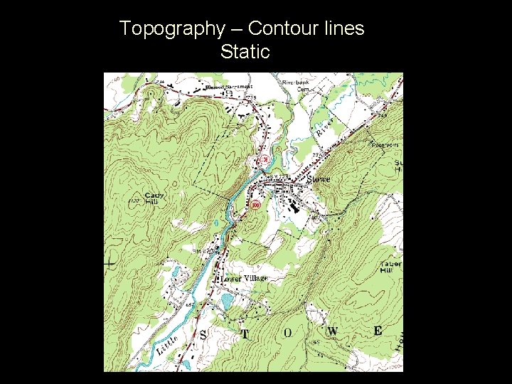 Topography – Contour lines Static 